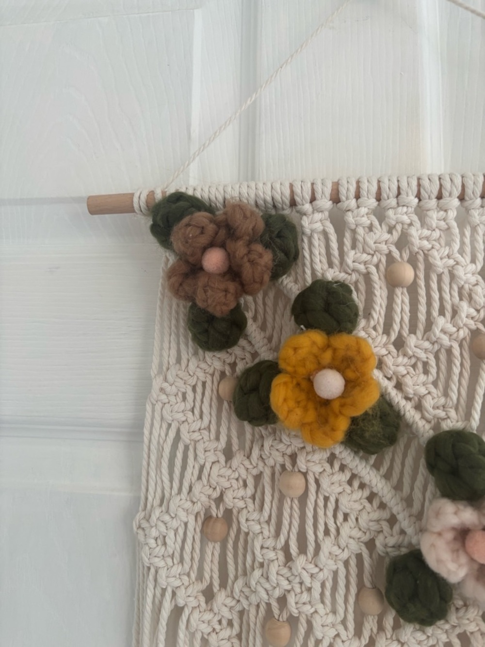 Macrame wall - Picture 3 of 4